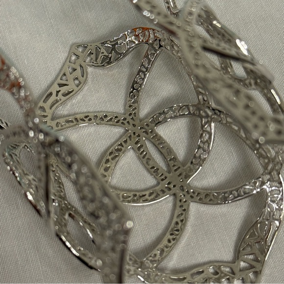 Kendra Scott Silver Intricate Cuff Bracelet - Picture 5 of 6